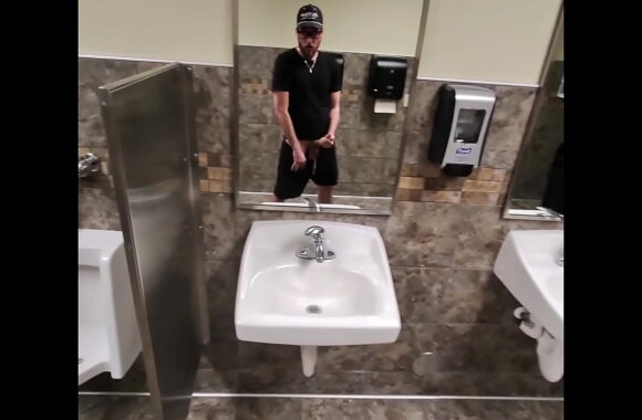 Hot Gay Public Restroom Masturbation Sessions Exposed